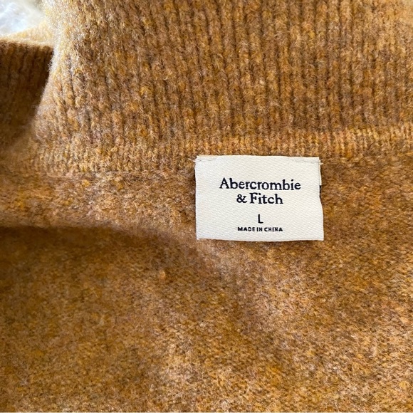 Abercrombie & Fitch Sweater Dress Long Sleeve Tight Knit Collared Short: L - Picture 7 of 10